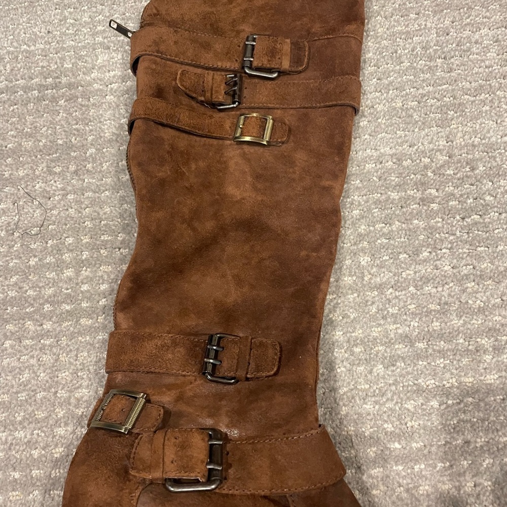 Awesome brown suede western boots - Picture 5 of 5